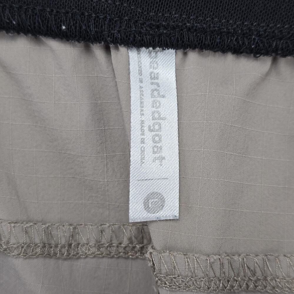 Bearded Goat Rambler Shorts Mens Large Beige Black Athletic Performance - Picture 6 of 14